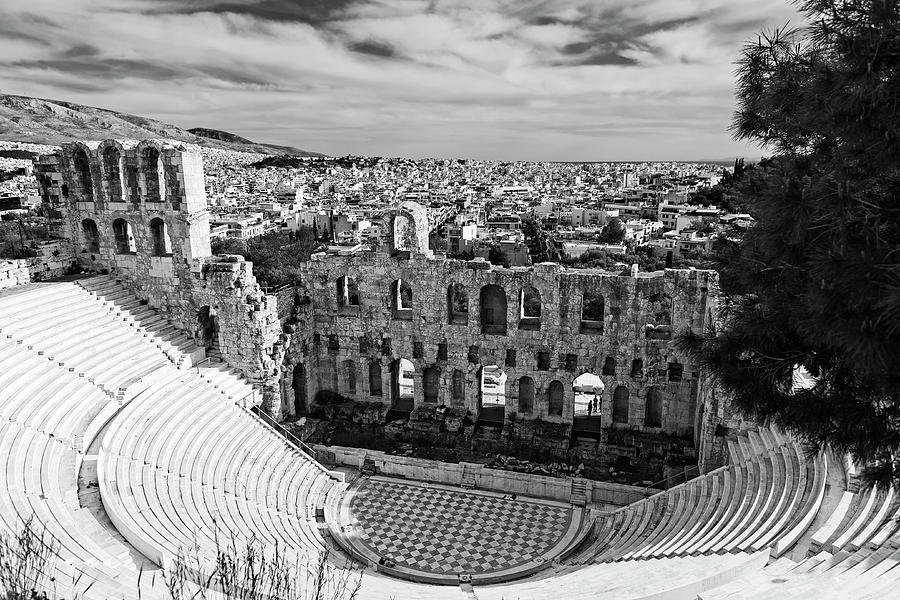 Odeon of Herodes Atticus on Acropolis in Athens by Michael Maximillian Hermansen Odeon of Herodes Atticus on Acropolis in Athens by Michael Maximillian Hermansen