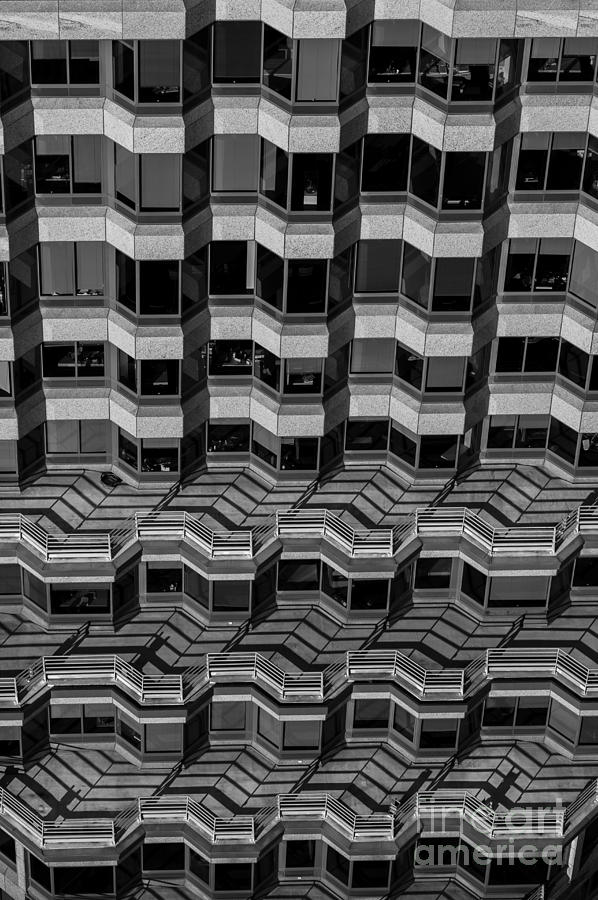 Office Building Abstract #3 Photograph by Jim Corwin