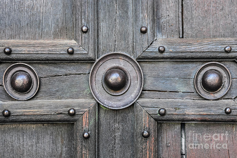 Old door detail 1 Photograph by Elena Elisseeva