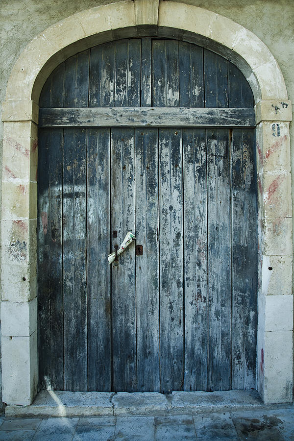 Old door  #3 Photograph by Maria Heyens