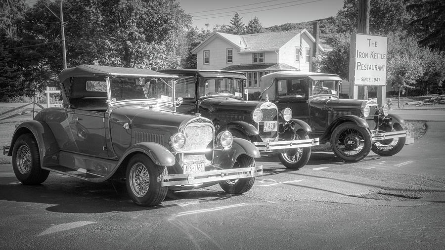 3 Old Fords Photograph by Guy Whiteley