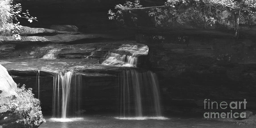 Nature Photograph - Old Mans Cave Ohio State Park Waterfall #3 by ELITE IMAGE photography By Chad McDermott
