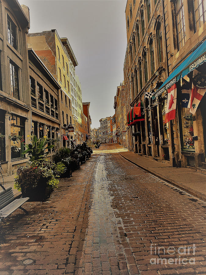 St Paul Photograph - Old Montreal #5 by David Gorman