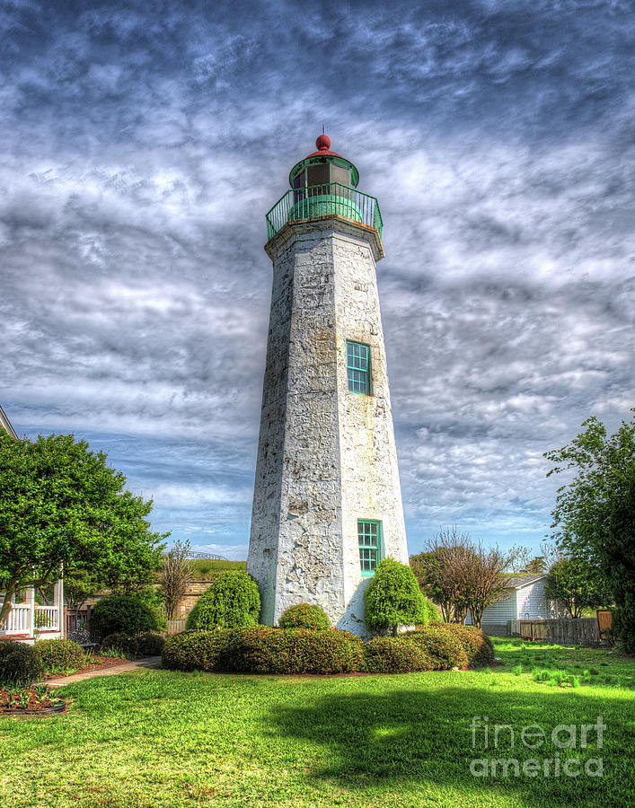 Old Point Comfort Lighthouse, Fort Monroe, Virginia Photograph by Greg