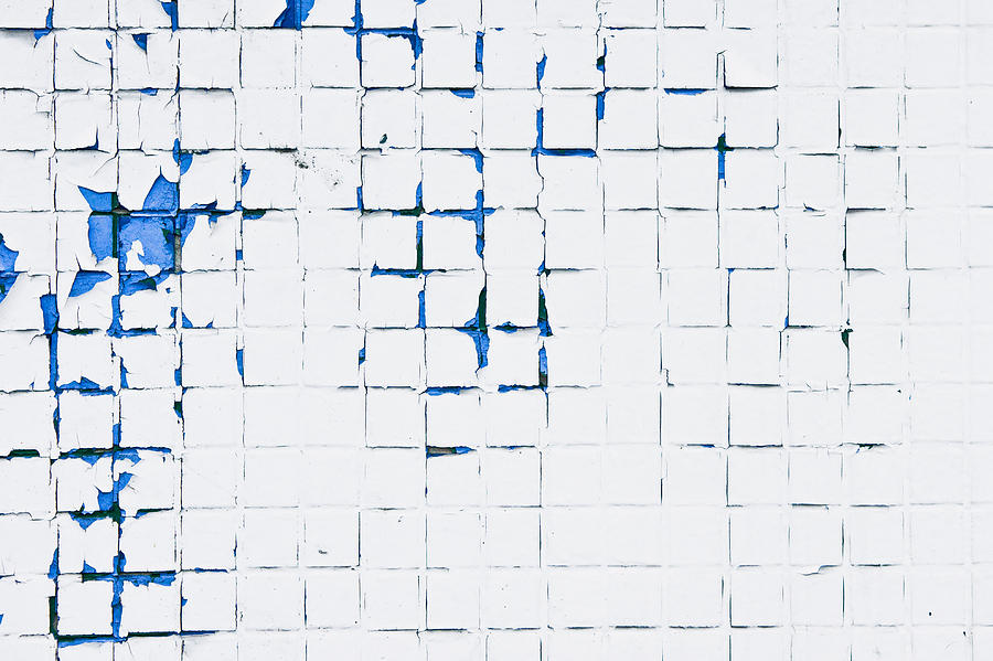 Abstract Photograph - Old tiles #3 by Tom Gowanlock