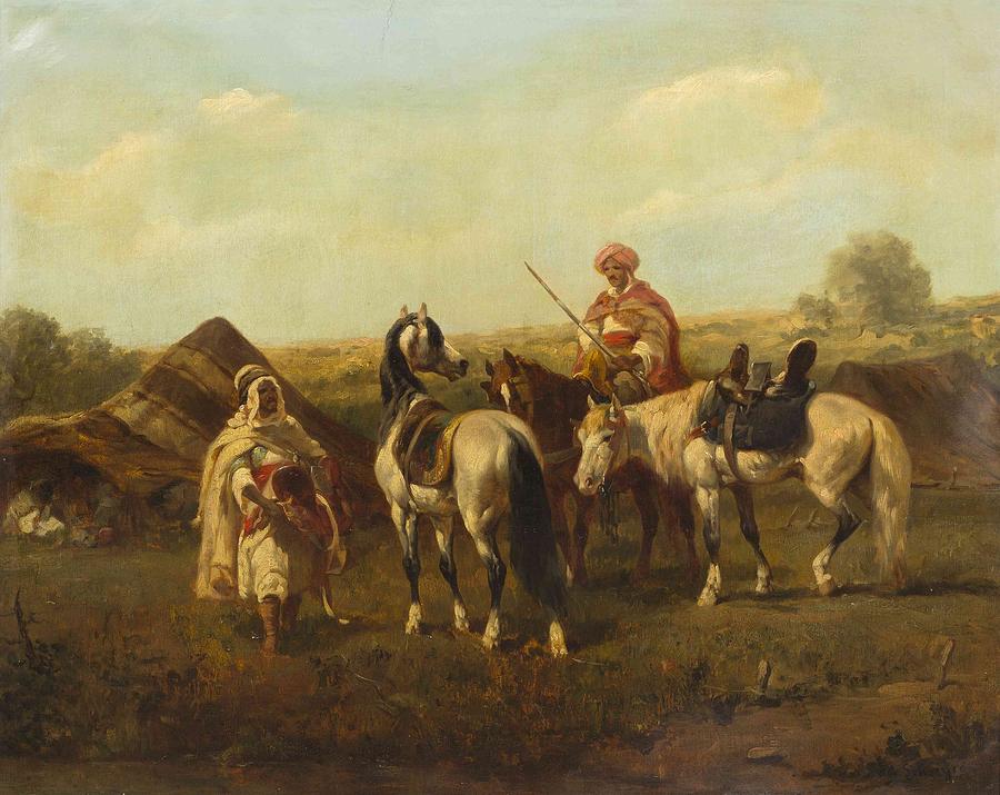 On Horseback Painting