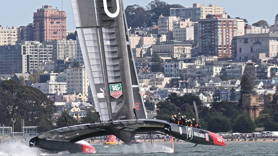 San Francisco Photograph - Oracle Americas Cup 34 #3 by Steven Lapkin