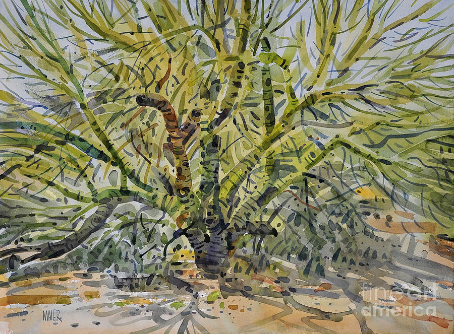 Palo Verde Painting by Donald Maier