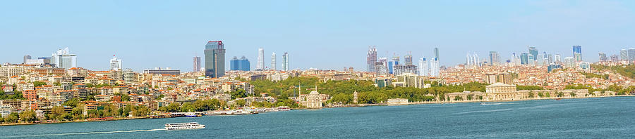 Panoramic view at Istanbul, Turkey. #3 Photograph by Marek Poplawski