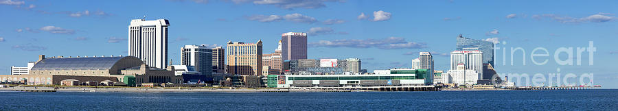 Panoramic view of Atlantic City, New Jersey #3 Photograph by Anthony Totah