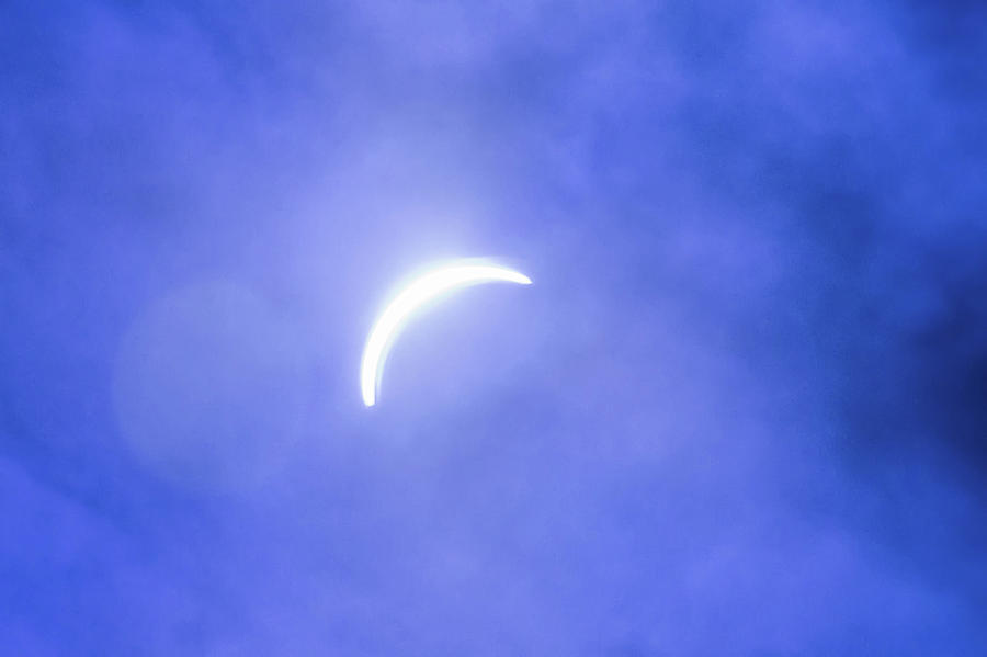 Partial Soalr Eclipse Over South Carolina Usa #3 Photograph by Alex Grichenko