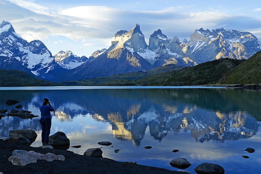 Patagonia Reflection #3 Photograph by Michele Burgess