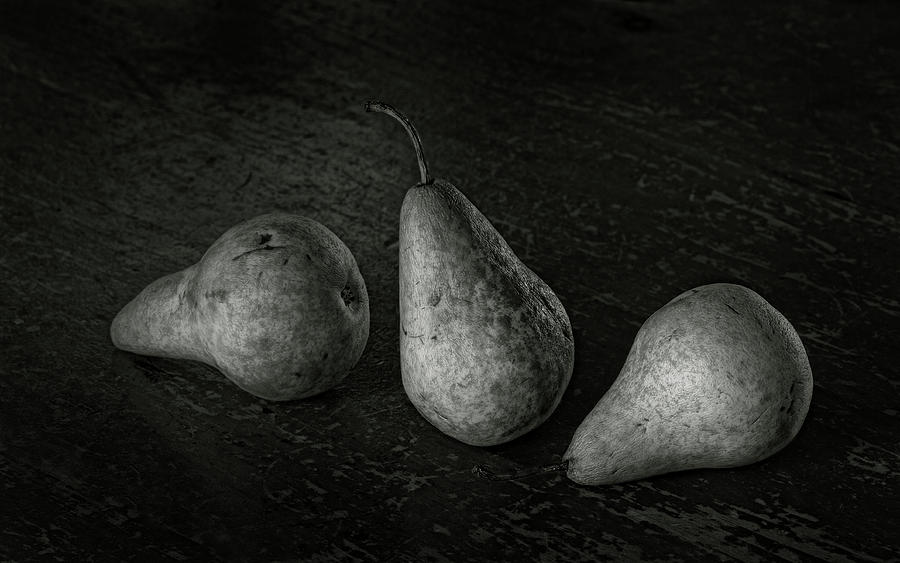 3 Pears Photograph by Terry Hrynyk