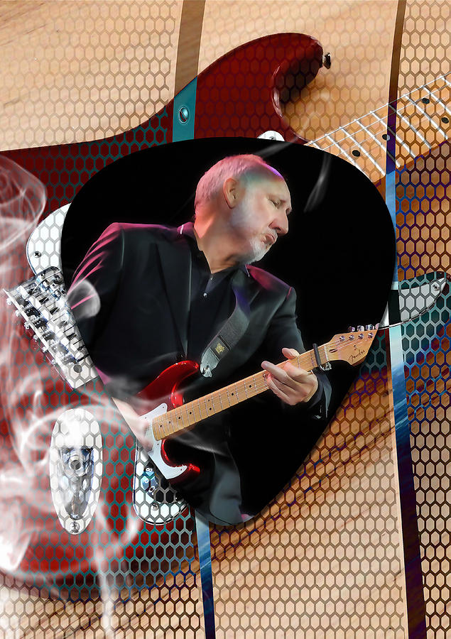 Pete Townshend Art #3 Mixed Media by Marvin Blaine