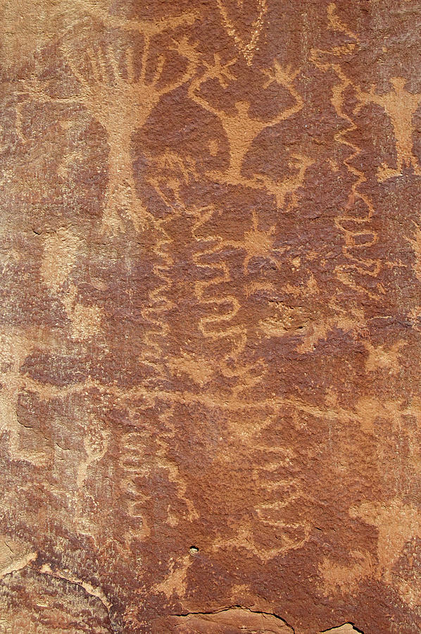 Petroglyph - Fremont Indian #3 Photograph by Breck Bartholomew