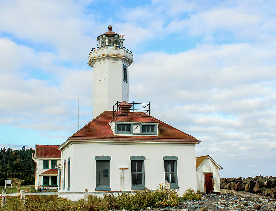 Point Wilson Lighthouse #3 Photograph by E Faithe Lester