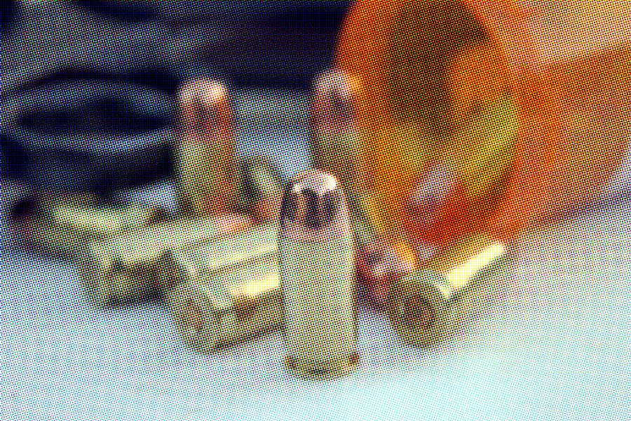 Pop Art Of .45 Cal Bullets Comming Out Of Pill Bottle Photograph
