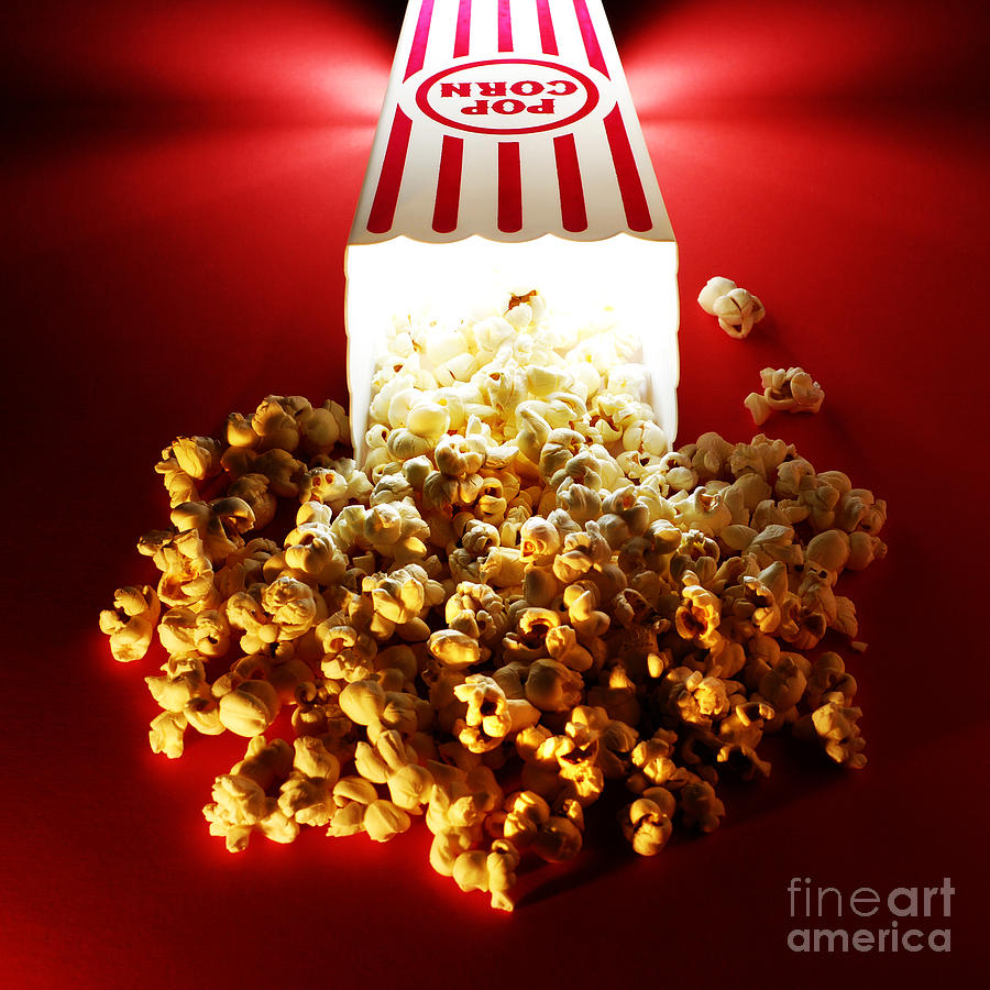 Popcorn Photograph - Popcorn at the Movies #3 by Lane Erickson