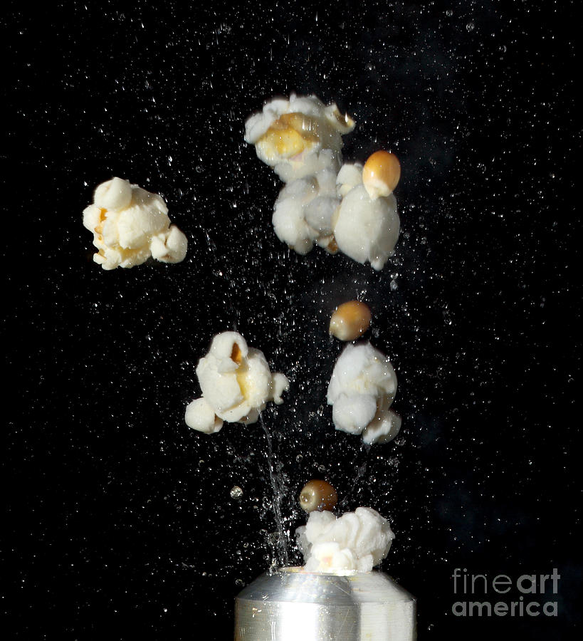 Popcorn Popping #3 Photograph by Ted Kinsman