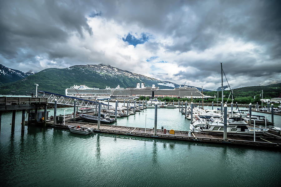 Port Of Juneau Alaska And Street Scenes #3 Photograph by Alex Grichenko