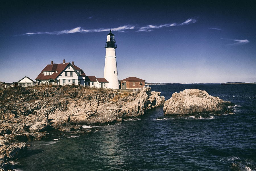 Portland Head Lighthouse Photograph by Robert Fawcett