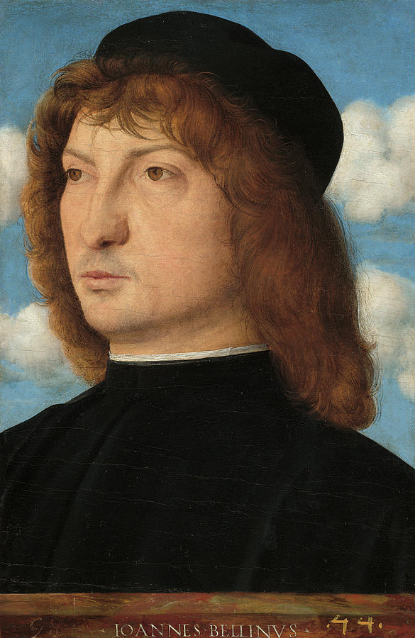 Portrait of a Venetian Gentleman #3 Painting by Giovanni Bellini