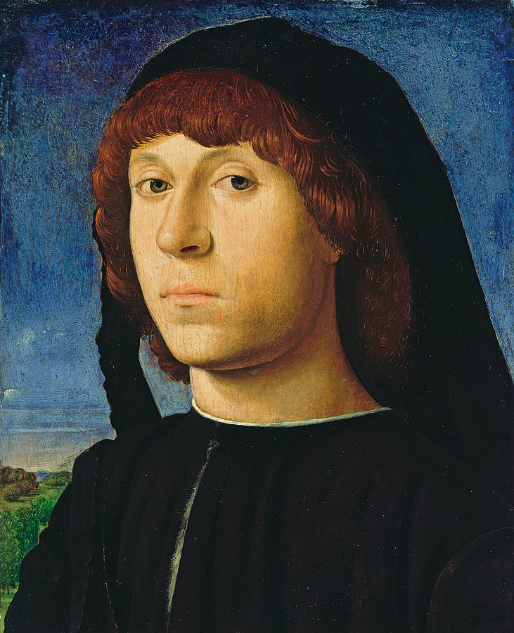 Portrait of a Young Man #7 Painting by Antonello da Messina