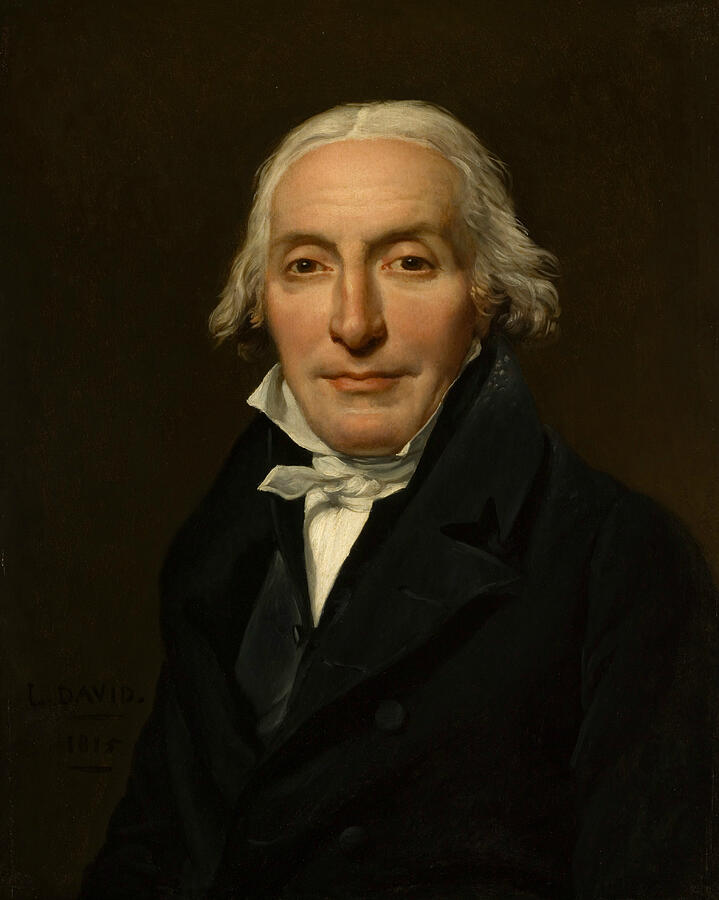 Portrait of Jean-Pierre Delahaye, from 1815 Painting by Jacques-Louis David