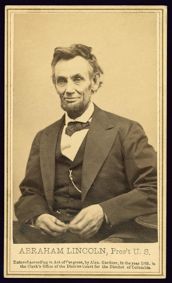 President Abraham Lincoln 1809-1865 Photograph By Everett - Fine Art ...