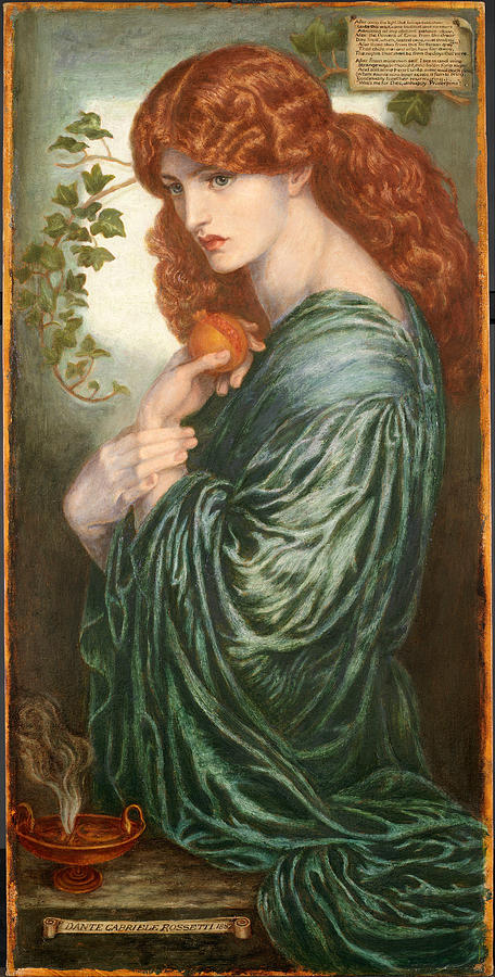 Proserpine #3 Painting by Dante Gabriel Rossetti