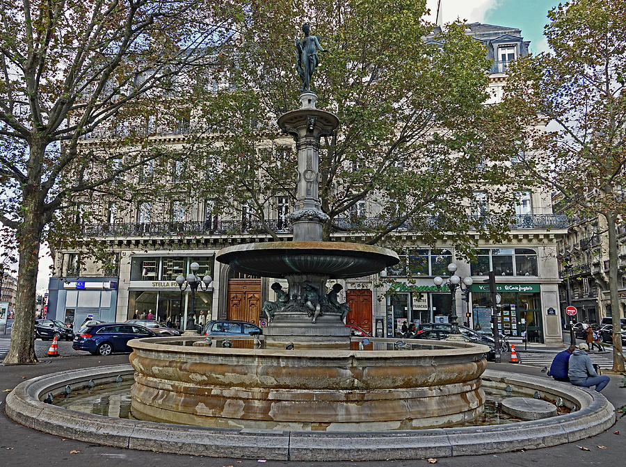 Public Fountain In Paris, France #3 Photograph by Rick Rosenshein