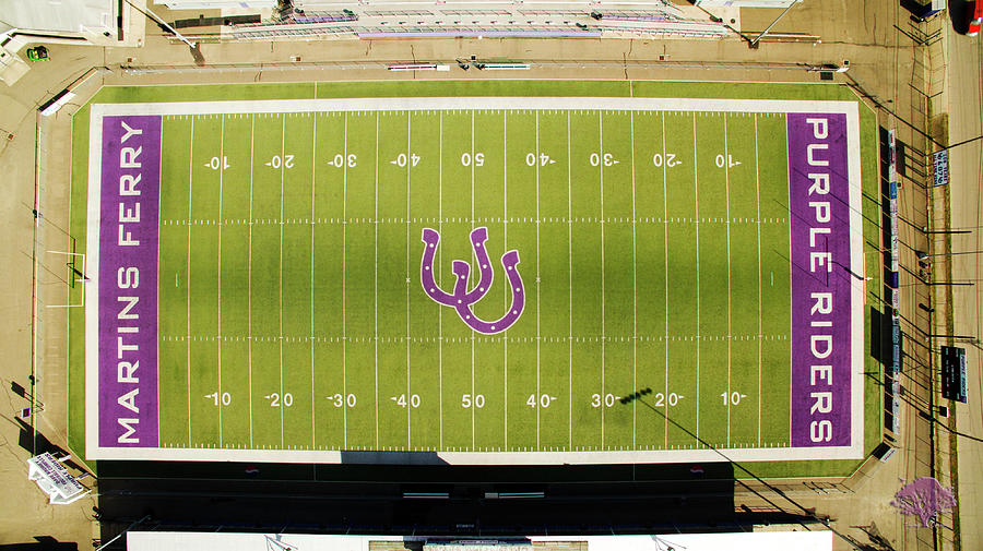 Purple Rider Stadium #4 Photograph by Flying Dreams - Pixels