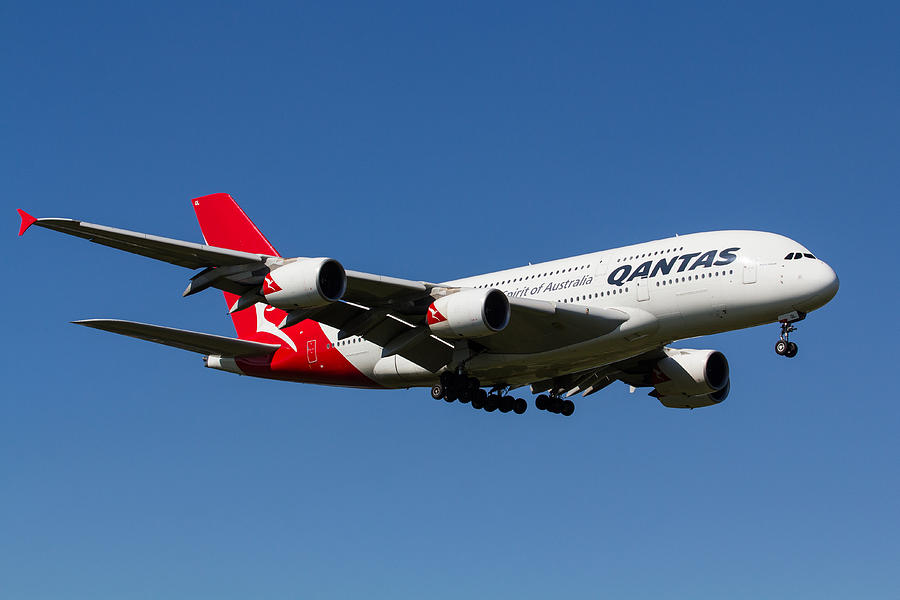 Airbus A380 Photograph - Qantas Airbus A380 #3 by David Pyatt