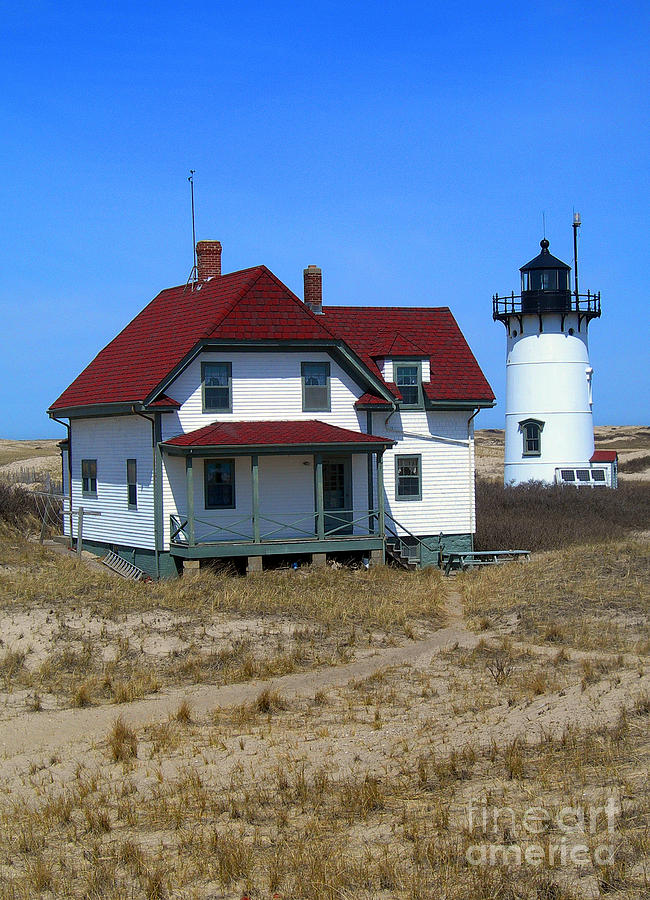 Race Point Lighthouse Ma #3 Photograph by Skip Willits