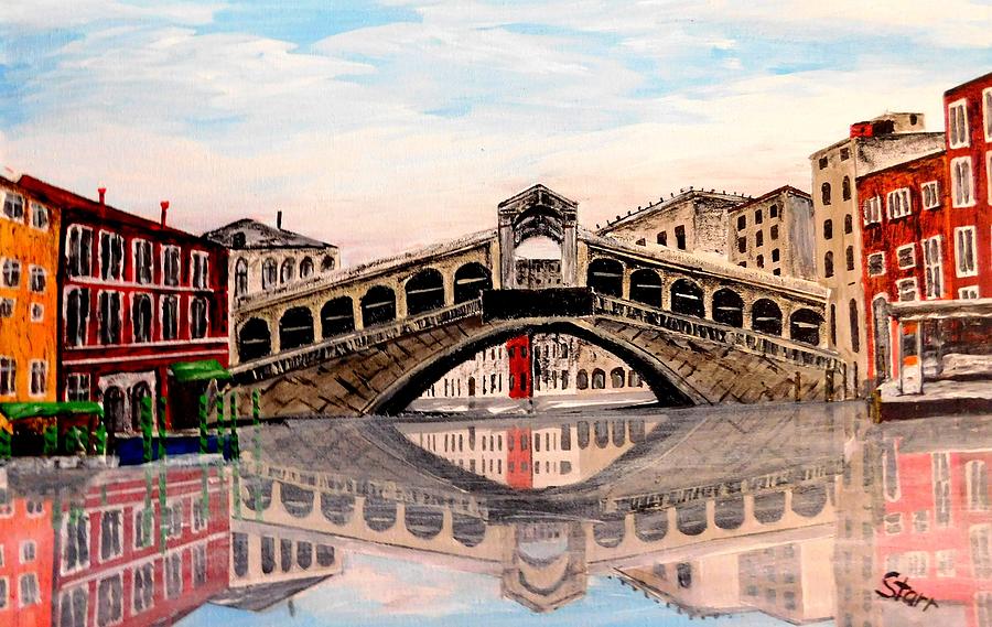Rialto Bridge Painting