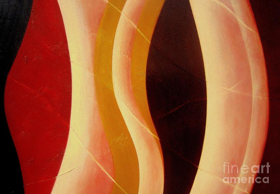 Rising Sun #3 Painting by Kumiko Mayer