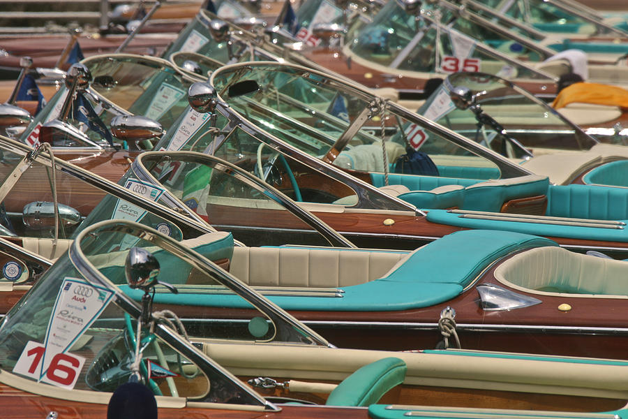 Riva Runabouts #3 Photograph by Steven Lapkin