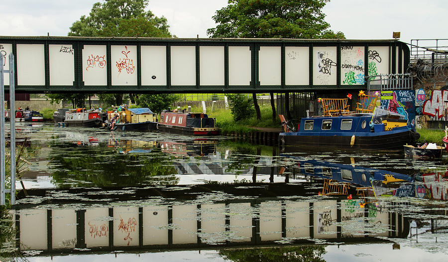 River Lea at Hackney Wick #3 Photograph by David French