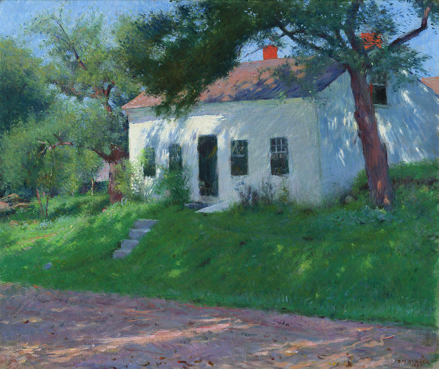 Roadside Cottage #3 Painting by Dennis Miller Bunker