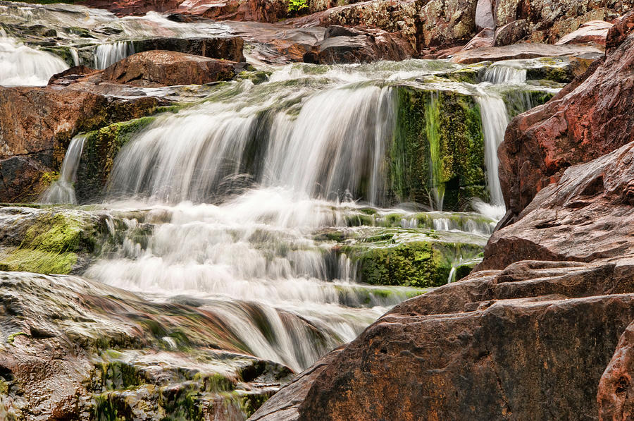 Rocky Falls #3 Photograph by Steve Stuller