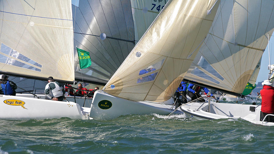 Rolex Big Boat Series Start Photograph by Steven Lapkin Fine Art America