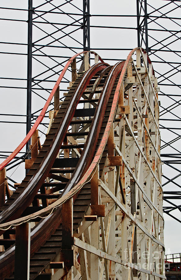Roller Coaster Art  #3 Photograph by Doc Braham