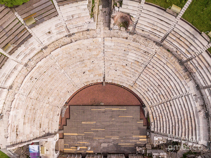 Roman Amphitheater In Plovdiv Photograph