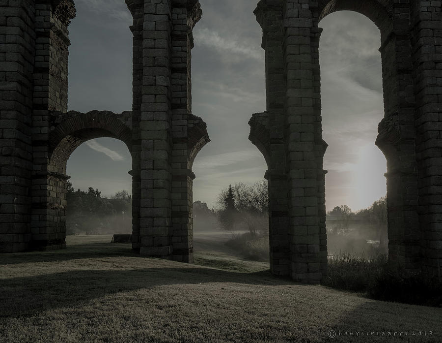 Roman Aqueduct Merida Spain #3 Photograph by Henri Irizarri