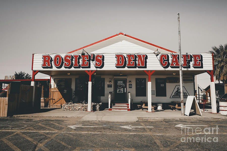 Vintage Photograph - Rosies Den Cafe   #3 by Iryna Liveoak