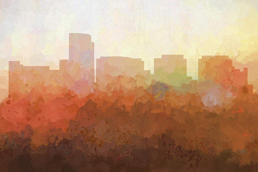 Rosslyn Virginia Skyline #3 Digital Art by Marlene Watson