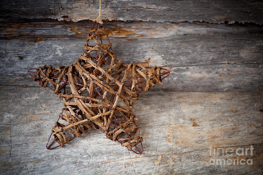 Rustic star #3 Photograph by Kati Finell