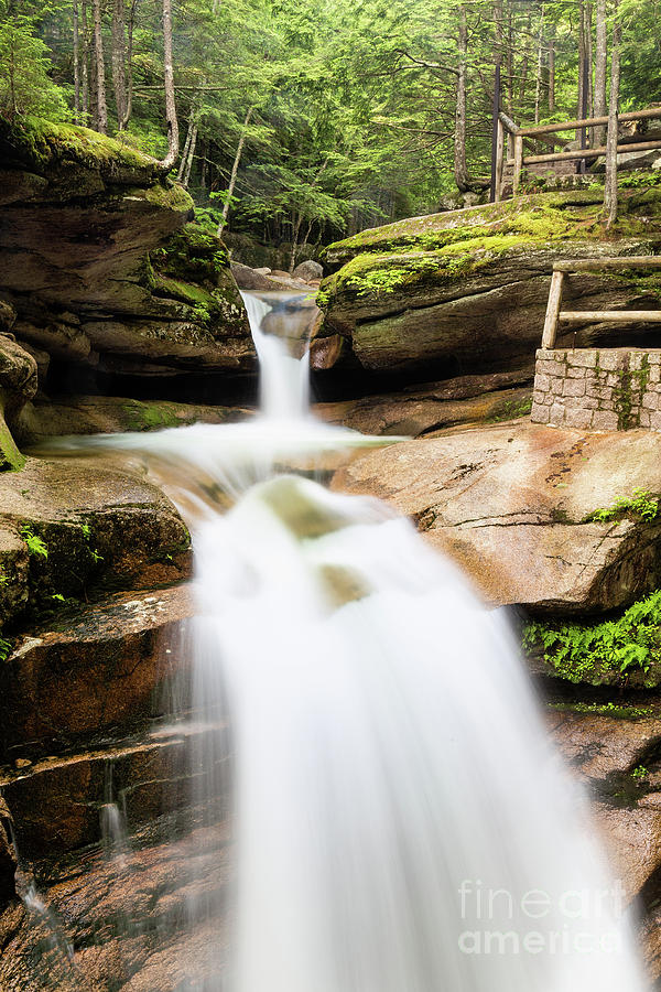 Waterfall Photograph - Sabbaday Falls #3 by Dawna Moore Photography