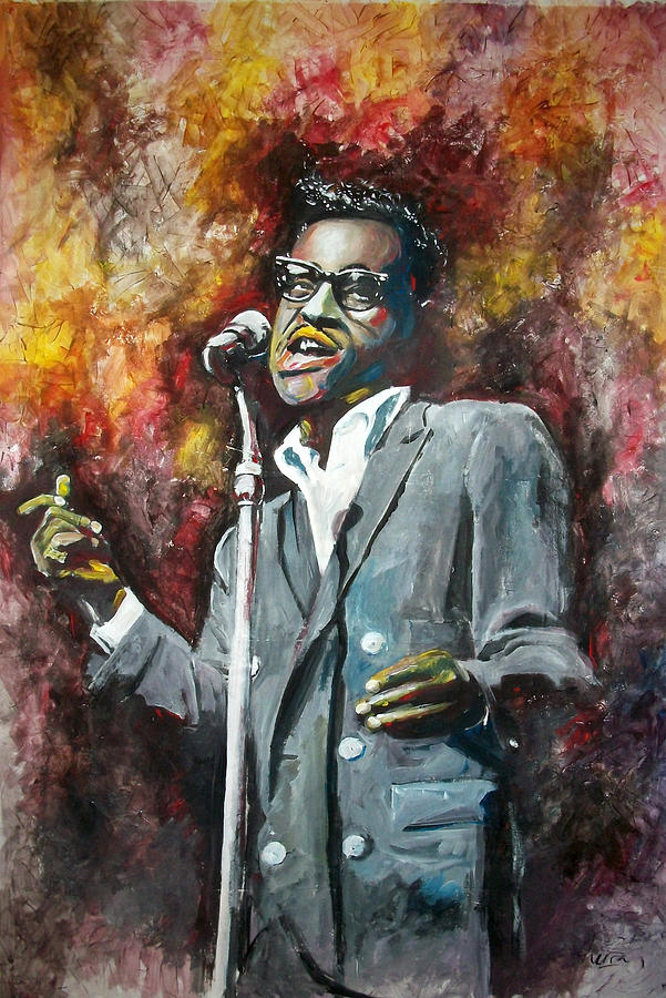 Jazz Painting - Sammy Davis Jr #5 by Marcelo Neira