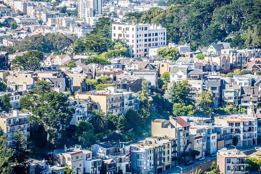 San Francisco City Neighborhoods And Street Views On Sunny Day #3 Photograph by Alex Grichenko